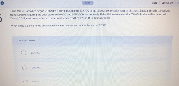  Saved Help Save & Exit False Value Hardware began 2018 with