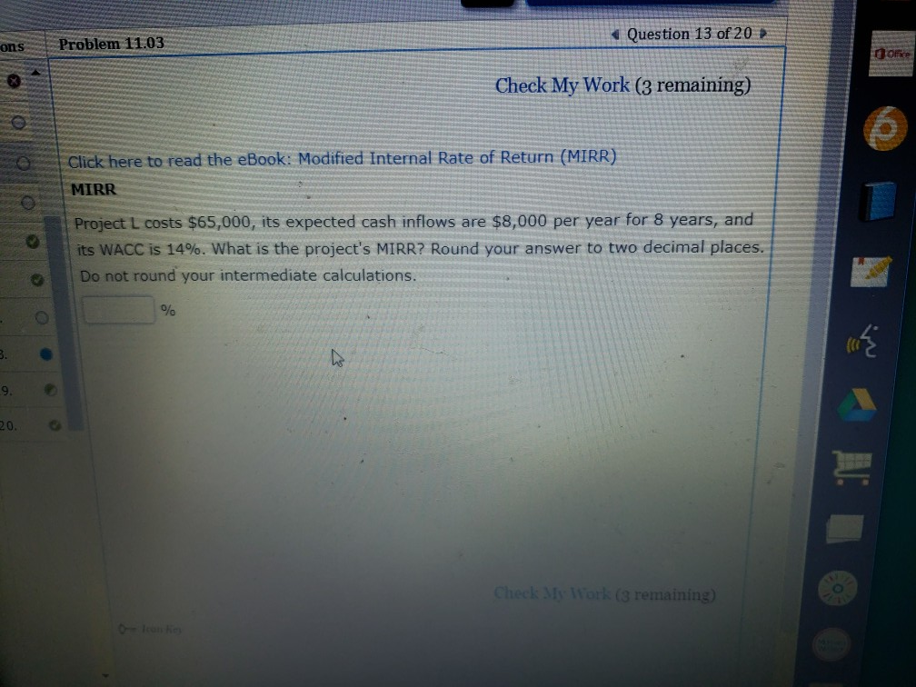 Submit Assignment for Grading CO Question 12 of 20 ons Problem 11.02