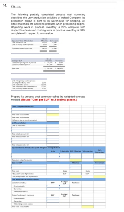 PLEASE HELP WITH THIS QUESTION & READ VERY CAREFULLY 14. So The