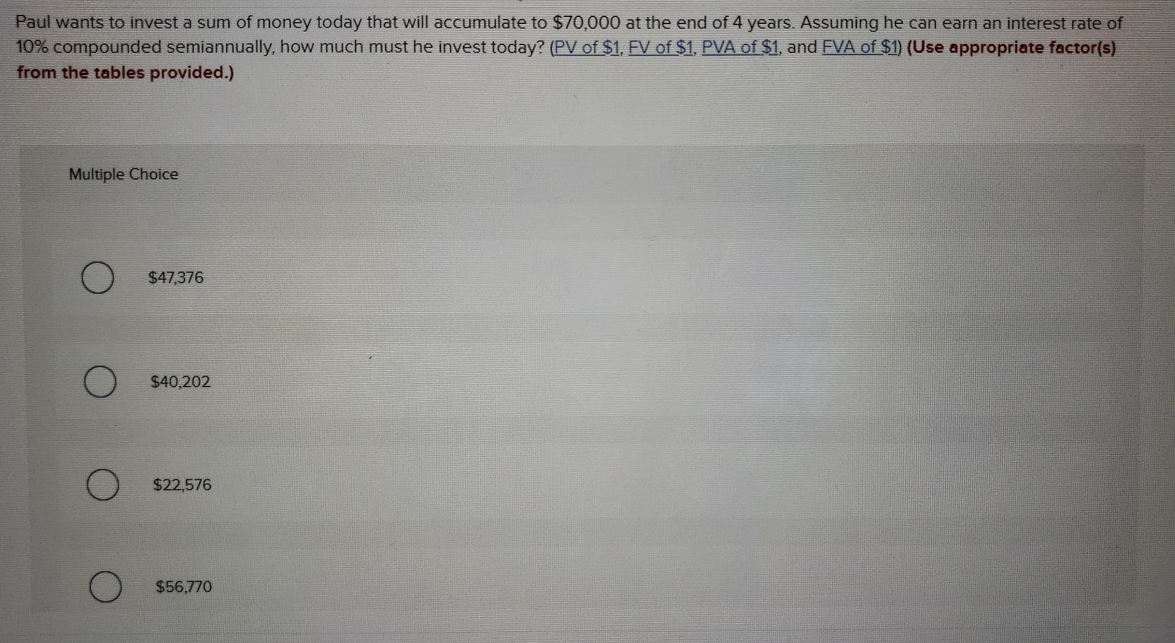 fund, and she plans on depositing $5,700 per year in an investment