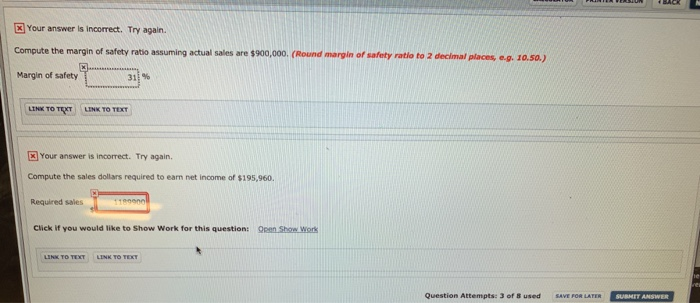 getting the last two parts wrong CALCULATOR PRINTER VERSION BACK NEXT Do