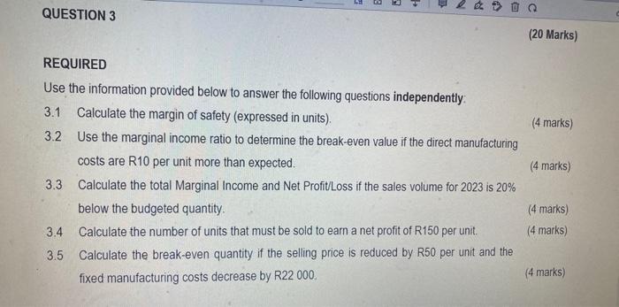  please answer in the given format below. REQUIRED Use the information