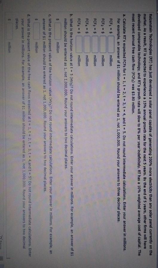  Reizenstein Technologies (RT) has just developed a solar panel capable of