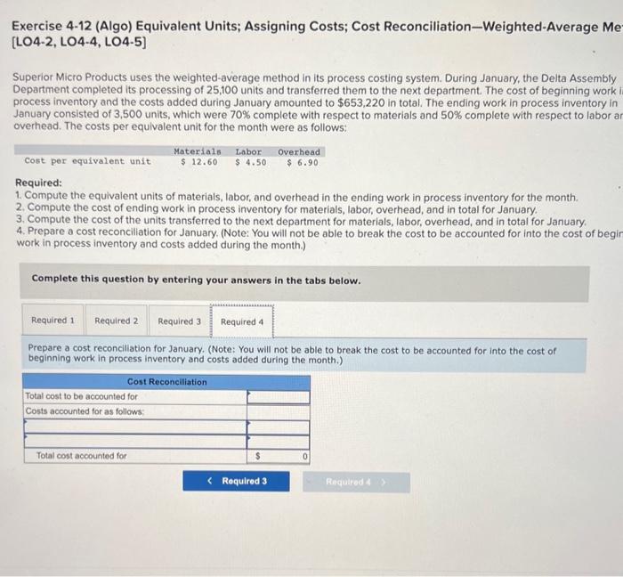25,100 units and transferred them to the next department. The cost of