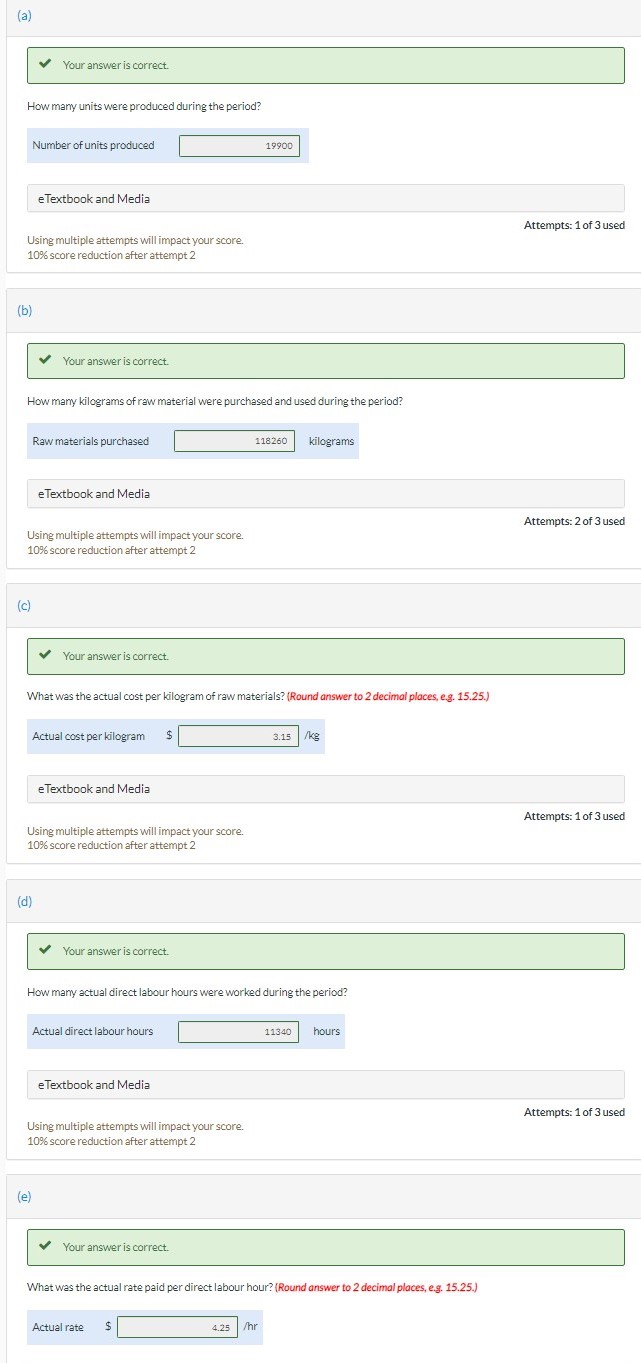 information about the production of Novak Co., and are asked to provide