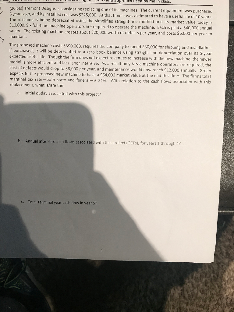  PLEASE SHOW WORK 6i Steps ad approach used by me in