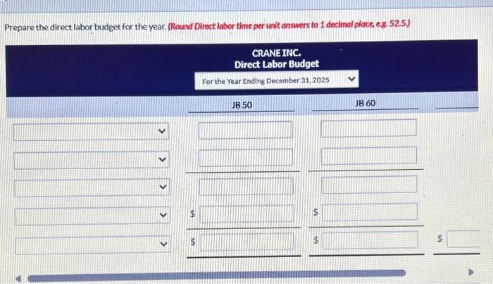 assistant has prepared the detailed manufacturing overhead budget and the selling and