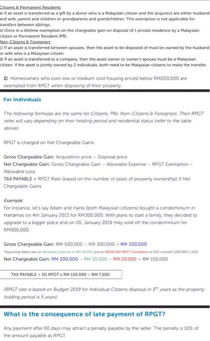 resident sold her bungalow for RM567,000 as evidenced by the sales &