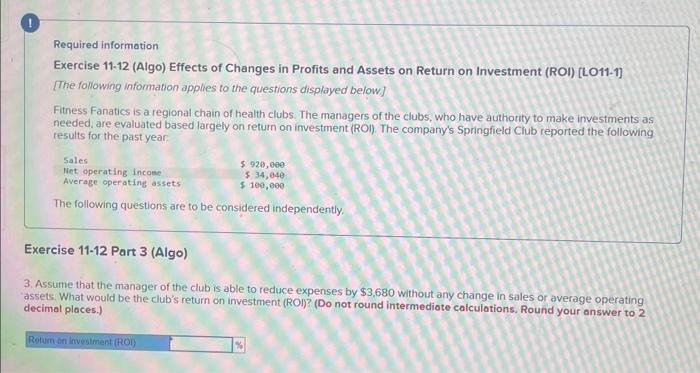 how do i get to this solution ? 1 Required information Exercise