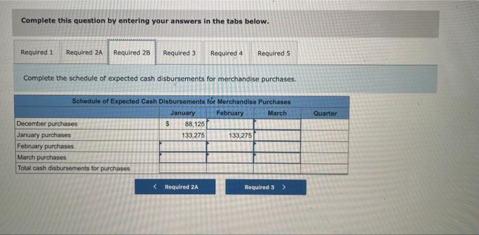 first quarter: a. As of December 31 (the end of the prior