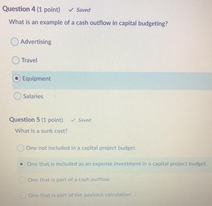  Please help. I am not sure if these are correct. Question