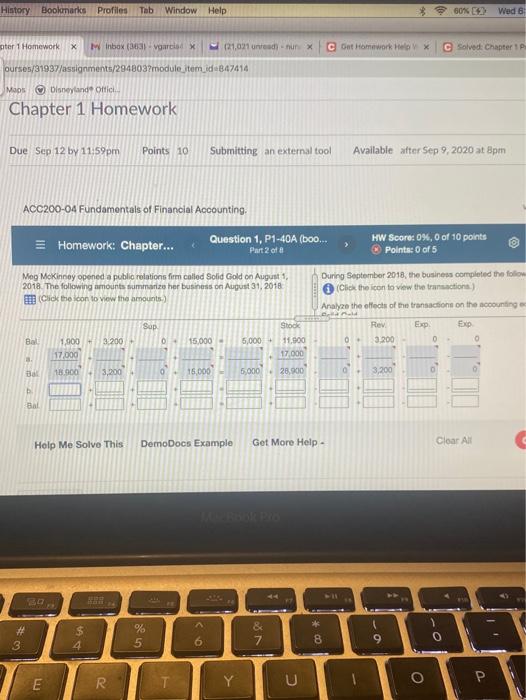  History Bookmarks Profiles Tab Window Help $ 60% Wed 8 ter