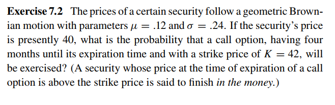 Chegg bcz they did wrong. Exercise 7.3 If the interest rate is