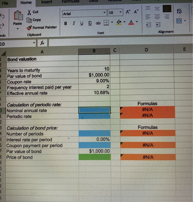 10-year, $1,000 par value bond. Its coupon rate is 9%, and interest