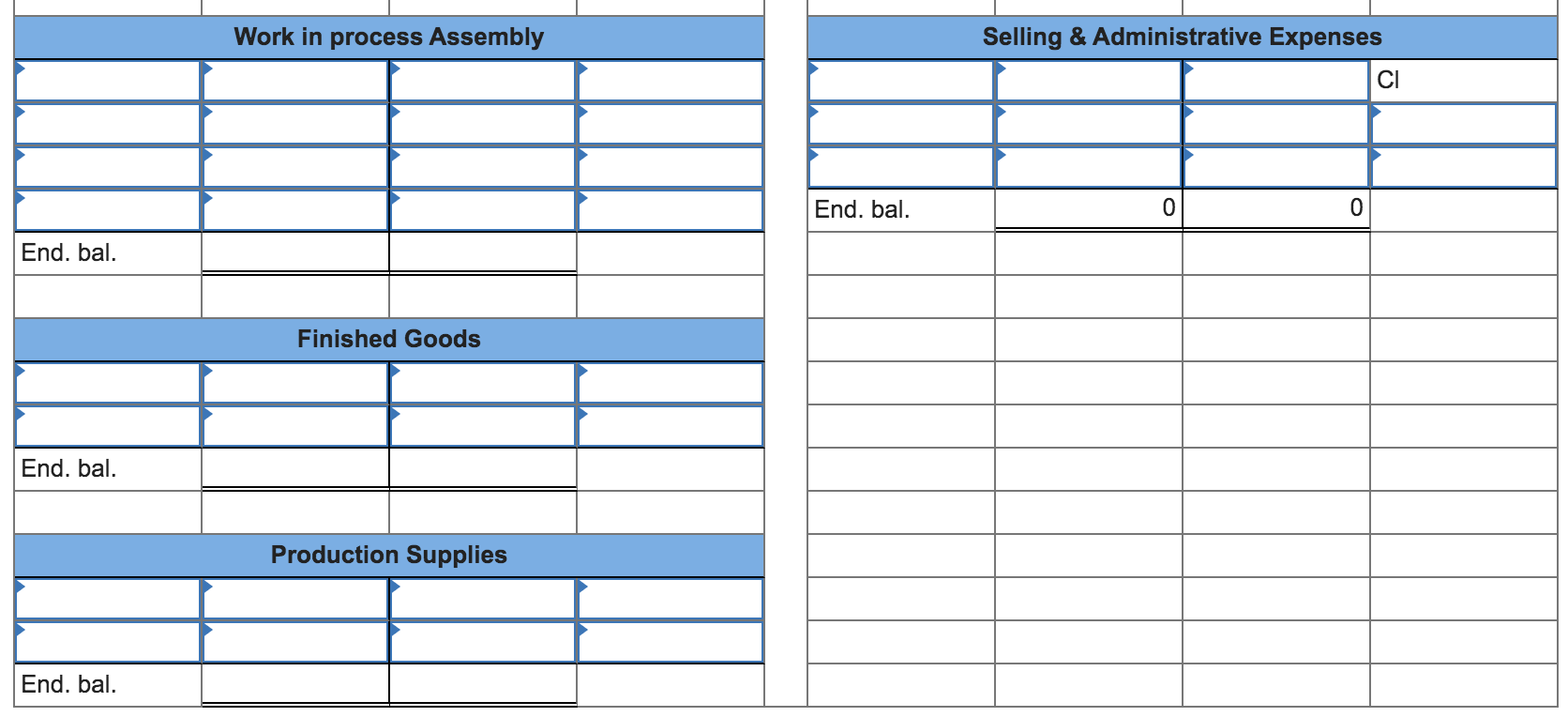 makes rocking chairs. The chairs move through two departments during production. Lumber