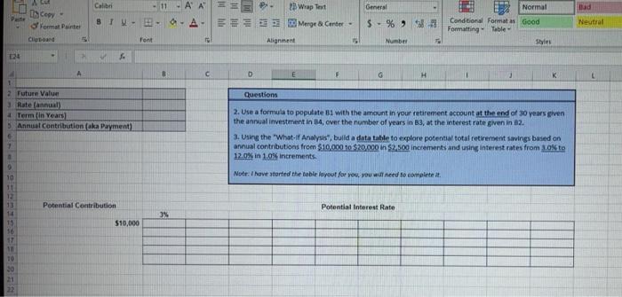 show how to do in excel please 2. Use a formula to