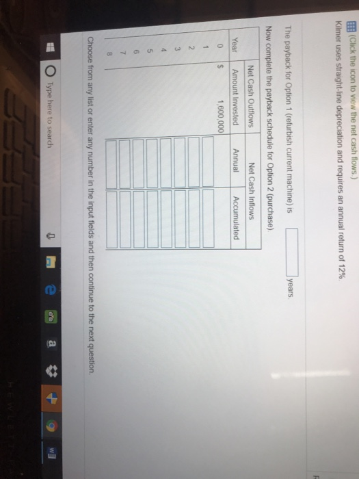 and then continue to the next question tion and requires an annual