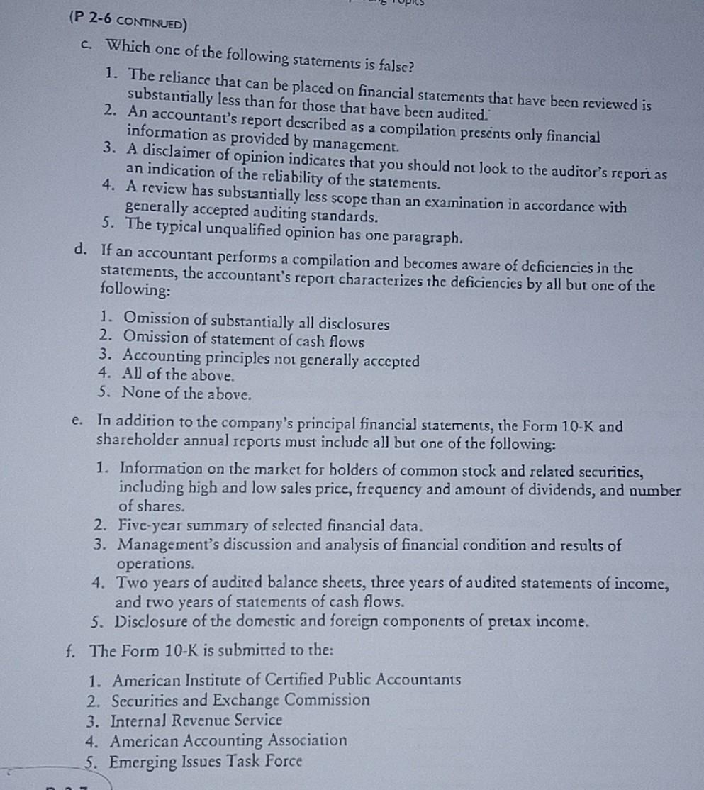 cannot be classified as which of the following? 1. All-purpose 2. Disclaimer