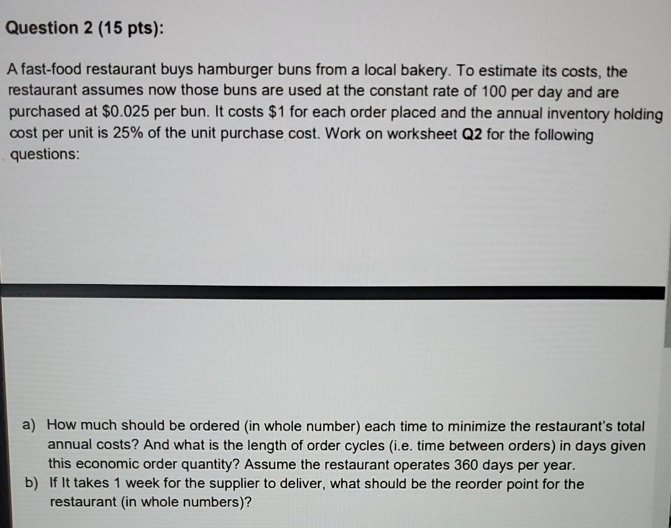  Please share how to do this problem on excel. Please format