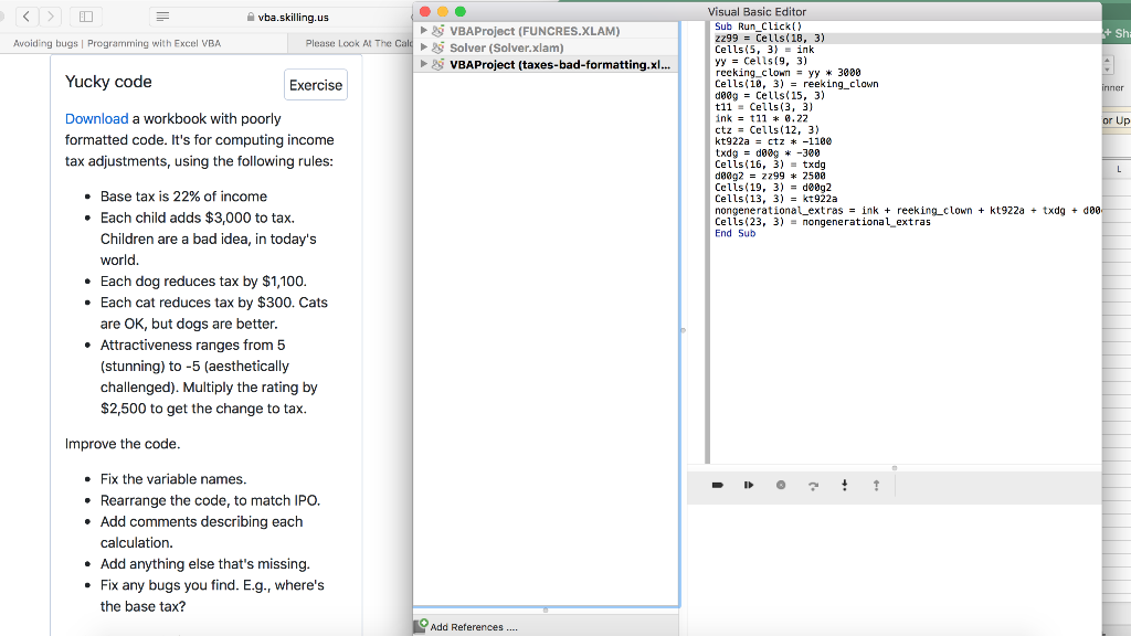  vba.skilling.us Avoiding bugs Programming with Excel VBA Please Look At The