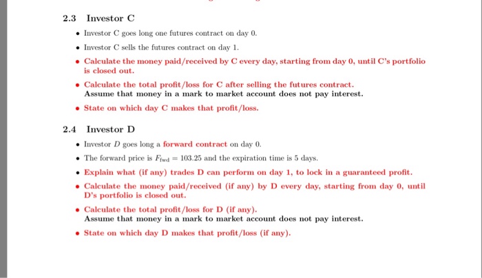 3 questions for each part. Thanks 2 Question 2 A stock trades