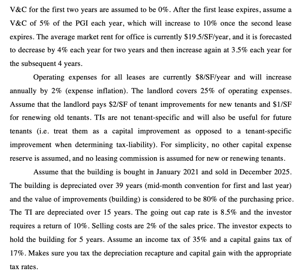 show your work! Do not cooperate with other students! BACKGROUND An investor