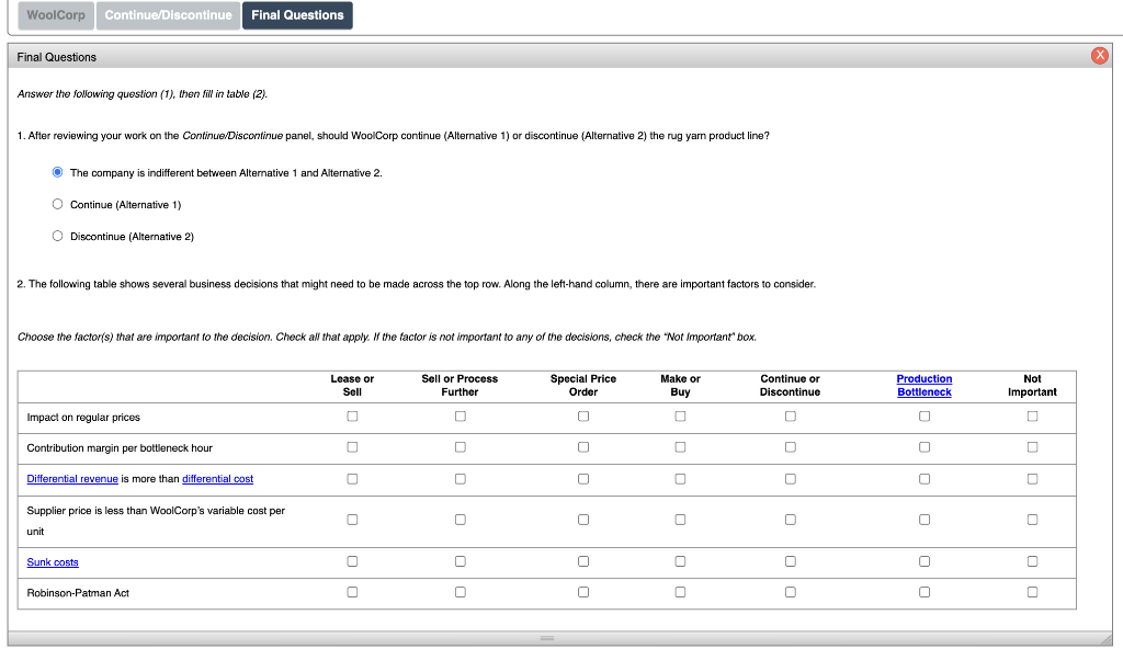and vendors. The company is also examining its method of assigning overhead