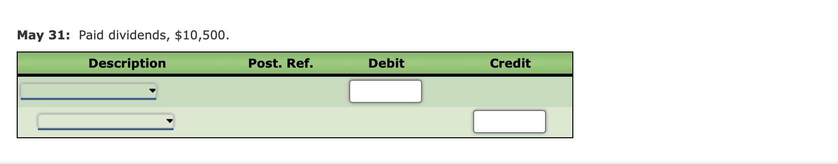 Part 3: Prepare an unadjusted trial balance. If an amount box does