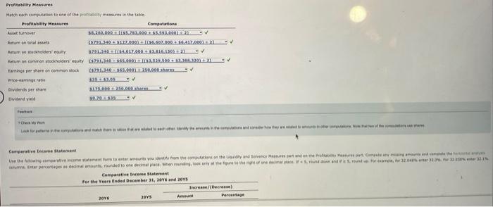 and complete the horizontal analysiscolumns. Enter percentages as decimal amounts, rounded to