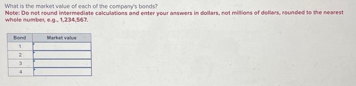 payments. The bonds are listed in the table below. \begin{tabular}{crrrr} \hline Bond