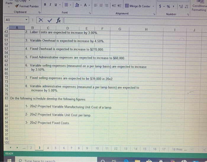 calculated based upon the projected increases or decreases to 9 current costs.