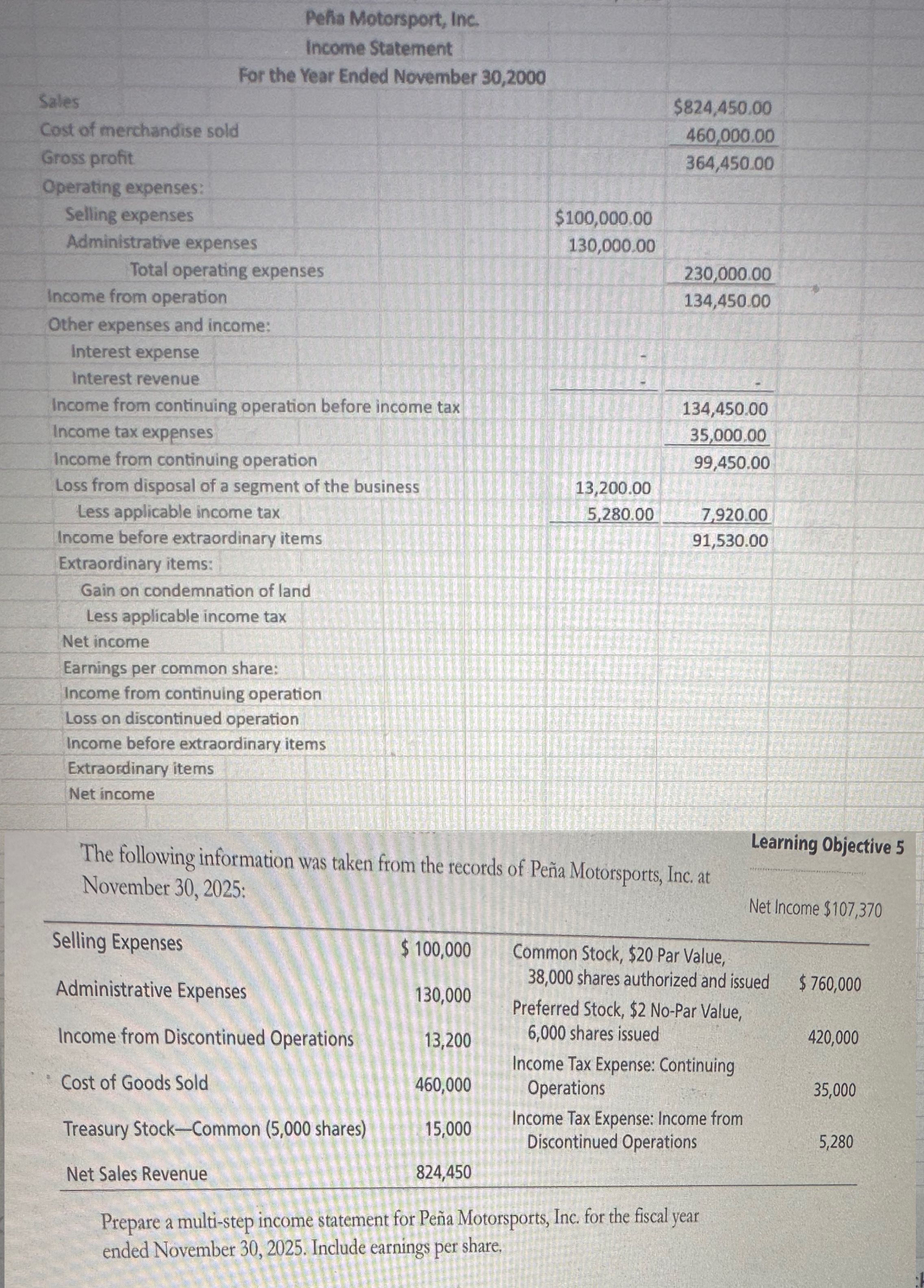  Please use the chart below to complete all the boxes are