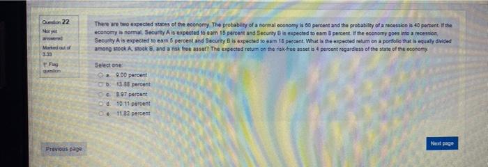 various sectors and industries will end to Question 21 Not yet wered