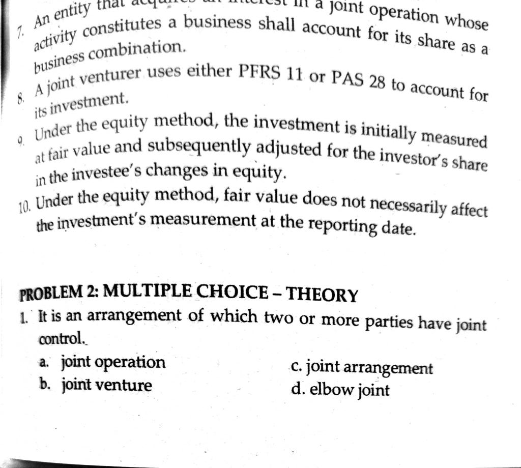 is accounted for under PFRS 11 only if all the parties have