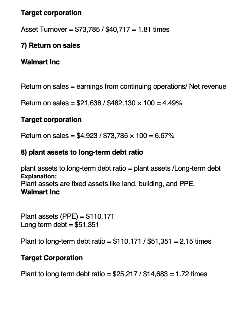 Analysis of the Data Half of the points on this assignment are
