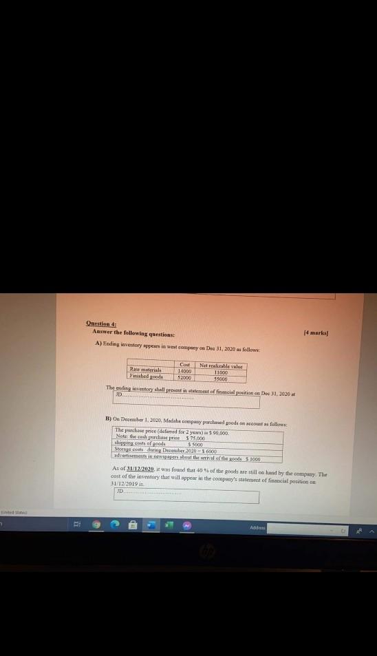 income $ 56,000 Notes related to 2020: Operating expenses includes depreciation expense