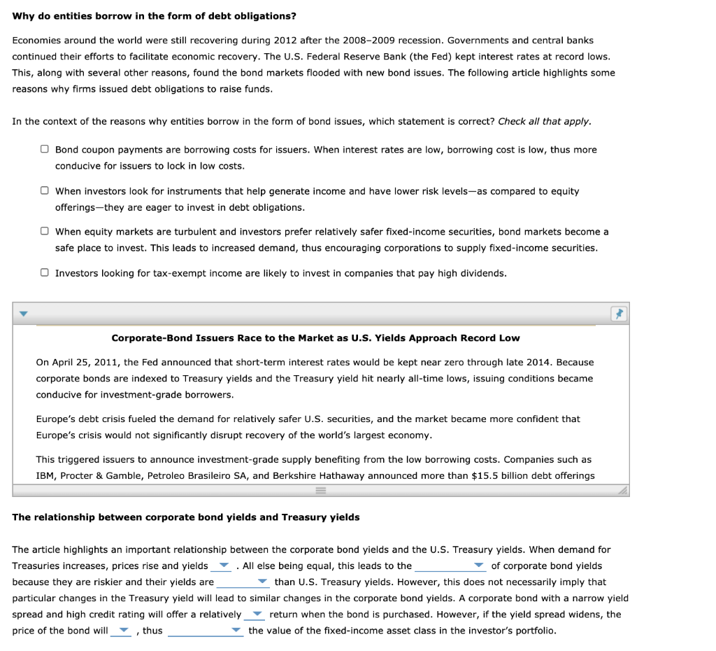 fixed-income securities: What does it means for the issuer and the investor?