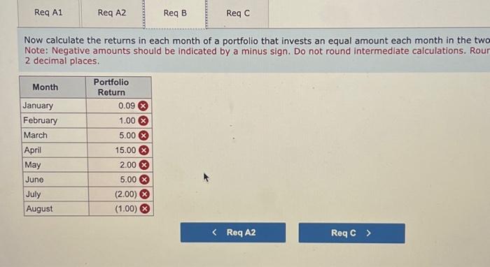a-2. Which stock is riskier if held on its own? b. Now