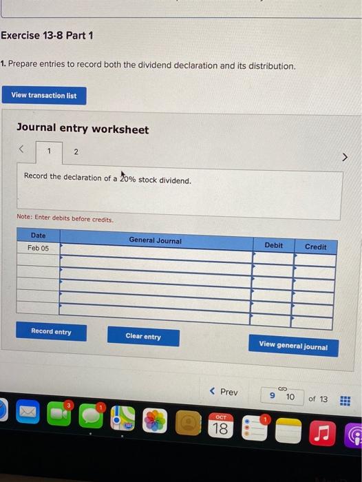 following information applies to the questions displayed below) The stockholders' equity of