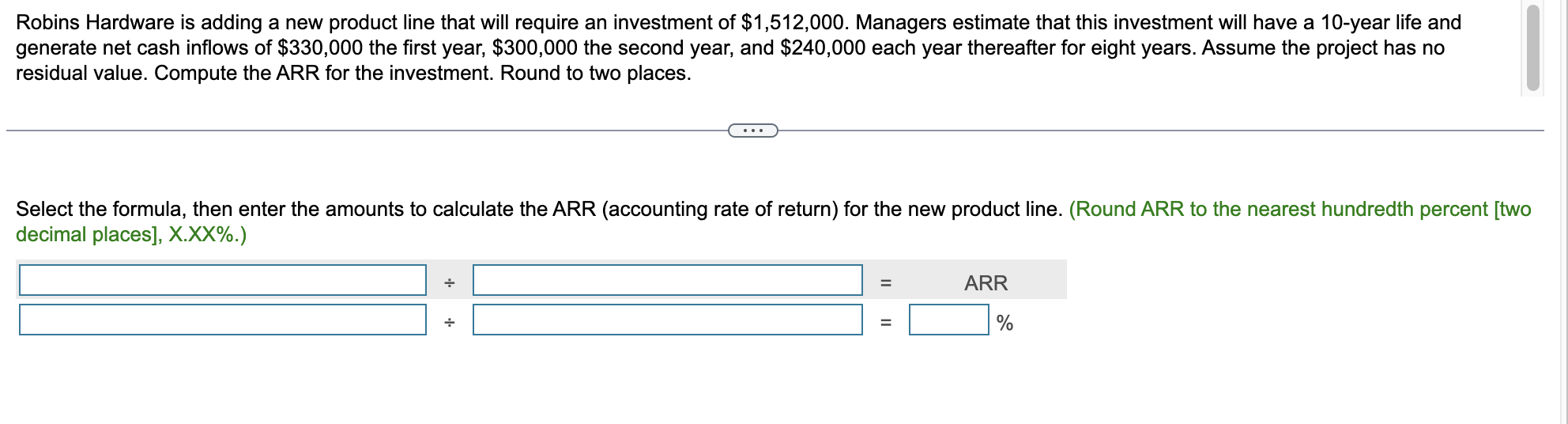  Robins Hardware is adding a new product line that will require