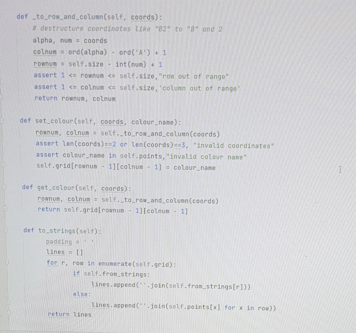 plays a move according rule \#7 (see Background Informatiori). For coords and