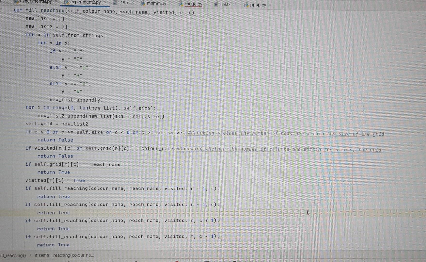 Consider this example: The three black points all reach empty according to