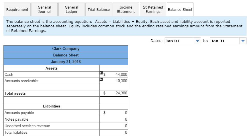 $1,800 cash. Jan. 3 The company received $10,300 cash from a client