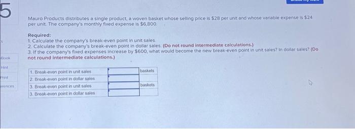  2-a. Refer to the original data. How much will net operating