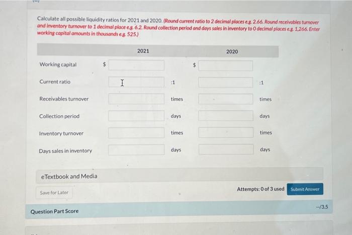 statement data for Steering Inc. are shown below. Current assets Cash Trading