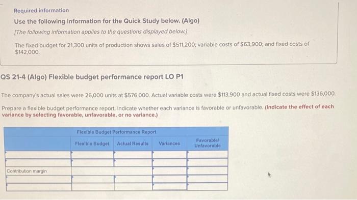 (Algo) [The following information applies to the questions displayed below] The fxed