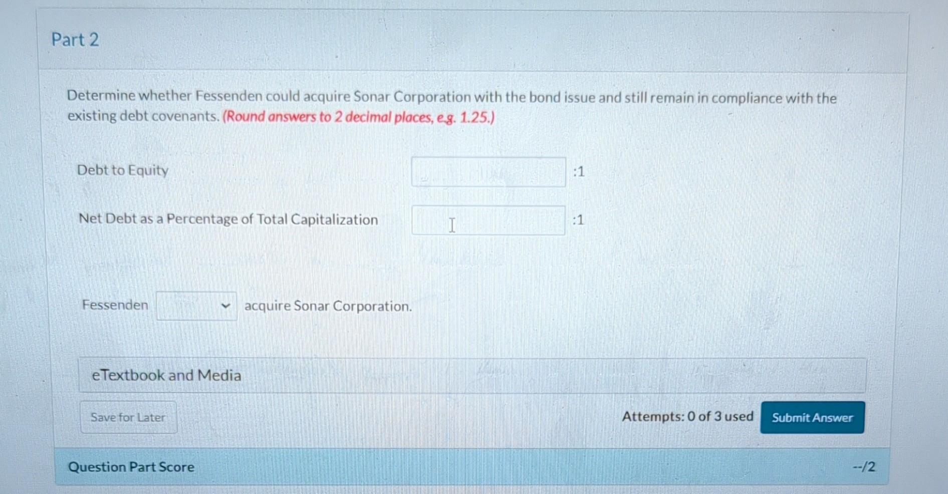 answer to this question. Fessenden Corporation has accumulated a significant amount of