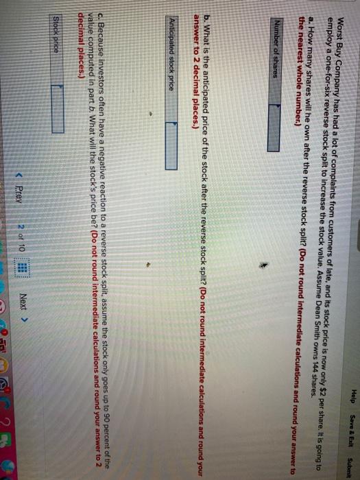  Help Save & E Submit Worst Buy Company has had a