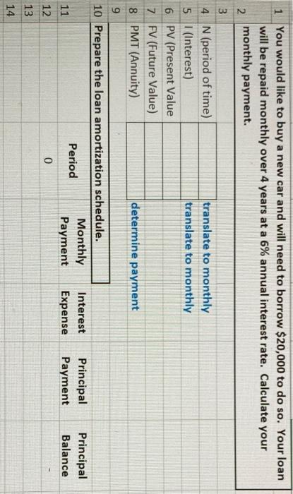 how would I solve this? 1 You would like to buy a