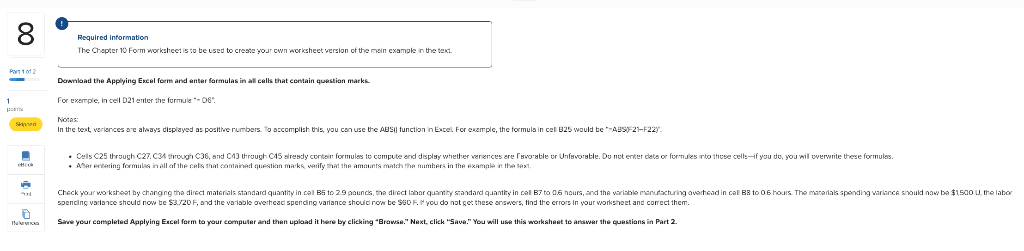 used to create your own worksheet version of the mein example in